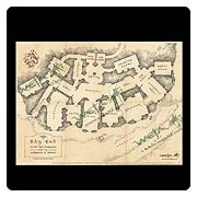 The Hobbit An Unexpected Journey Floor Plan of Bag End Art Print